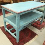 827 1557 TABLE WITH SHELF